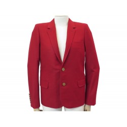 NEUF VESTE YVES SAINT LAURENT TOM FORD M 38 EN LAINE VIERGE ROUGE JACKET 1990€