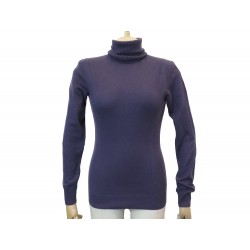 NEUF PULL LORO PIANA COL ROULE TORSADES S 40 IT 36 FR CACHEMIRE SWEATER 1300€