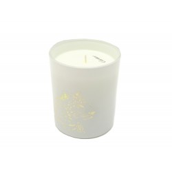 NEUF BOUGIE CARTIER BLANCHE PANTHERE DOREE + BOITE SAC NEW WHITE CANDLE