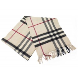 ECHARPE BURBERRY TARTAN CACHEMIRE 