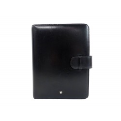 AGENDA MONTBLANC ORGANISEUR MOYEN FORMAT EN CUIR NOIR LEATHER ORGANIZER 415€