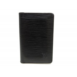 NEUF PORTEFEUILLE LOUIS VUITTON ORGANIZER DE POCHE CUIR EPI NOIR BILLFOLD 260 