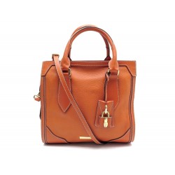 SAC BURBERRY CUIR ORANGE 