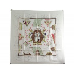 NEUF FOULARD HERMES A LA GLOIRE DE LA CUISINE FRANCAISE CARRE 90 SOIE SCARF 375€