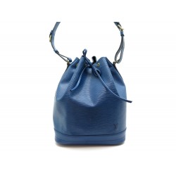 SAC A MAIN LOUIS VUITTON SEAU NOE GM CUIR EPI BLEU BLUE LEATHER HAND BAG 1640€