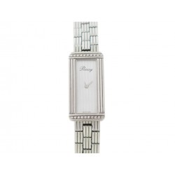 MONTRE POIRAY MA BAGUETTE ACIER ET DIAMANTS QUARTZ 