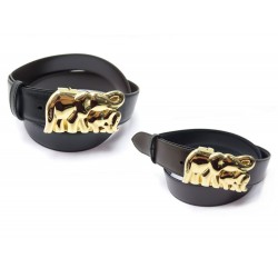 NEUF CEINTURE CARTIER ELEPHANTS REVERSIBLE 