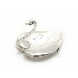 VIDE POCHE TIFFANY & CO CYGNE 23355 ARGENT 925 125.5GR SILVER STERLING SWAN DISH