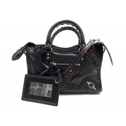 SAC BALENCIAGA VITY NANO MODELE CUIR NOIR 