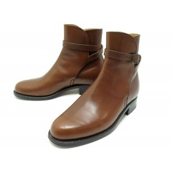 CHAUSSURES JM WESTON 794 3.5D 37.5 BOTTINES JODHPUR EN CUIR MARRON BOOTS 870€