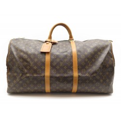 SAC DE VOYAGE LOUIS VUITTON KEEPALL 60 M41412 TOILE MONOGRAM TRAVEL BAG 1440€