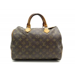 VINTAGE SAC A MAIN LOUIS VUITTON SPEEDY 30 EN TOILE MONOGRAM M41108 HANDBAG 840€