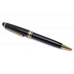 VINTAGE STYLO BILLE MONTBLANC MEISTERSTUCK CLASSIQUE DORE 10883 RESINE NOIR 360€