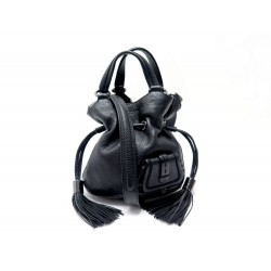 NEUF SAC A MAIN LANCEL PREMIER FLIRT PM A04590 BANDOULIERE CUIR GRAINE NOIR 725€