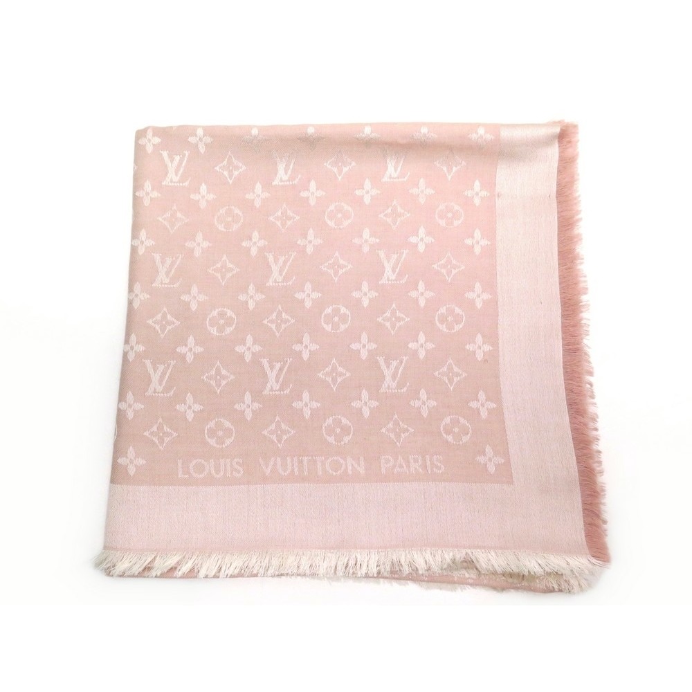 Louis Vuitton Monogram Shawl New With Tags Pink