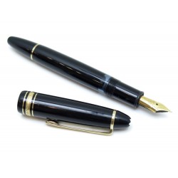 STYLO PLUME MONTBLANC MEISTERSTUCK 146 DORE 13660 RESINE NOIR FOUNTAIN PEN 600€