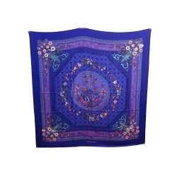 CHALE HERMES JEUX DE PAILLE CARRE PERRIERE EN CACHEMIRE SOIE FOULARD SCARF 920€