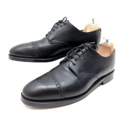 CHAUSSURES JOHN LOBB 9.5 43.5 DERBY EN CUIR NOIR BLACK LEATHER SHOES 1000€