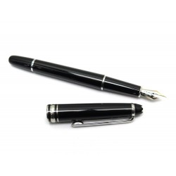 STYLO PLUME MONTBLANC MEISTERSTUCK CLASSIQUE PLATINE 106522 PISTON + ECRIN 530€