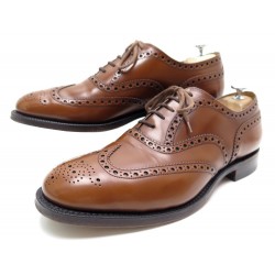 CHAUSSURES CHURCH'S BURWOOD 10.5F 44.5 RICHELIEU BOUT FLEURI EN CUIR MARRON 620€