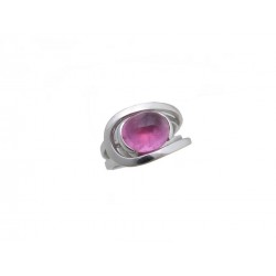  BAGUE FRED SUNLIGHT OR BLANC ET PIERRE ROSE 