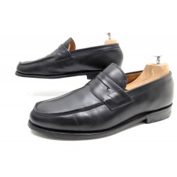 CHAUSSURES CHURCH'S ASHLEY 7.5G 41.5 42 MOCASSINS EN CUIR NOIR LOAFER SHOES 590€