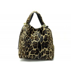 SAC A MAIN JIMMY CHOO EN CUIR DE POULAIN IMPRIME LEOPARD LEATHER HANDBAG 1695€