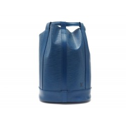 SAC A MAIN LOUIS VUITTON RANDONNEE CUIR EPI BLEU 