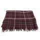 NEUF ECHARPE BURBERRY CHECHE EN VISCOSE & LAINE MARRON TARTAN CHECK SCARF 350€