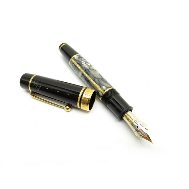 NEUF STYLO PLUME MONTBLANC ALEXANDRE DUMAS 18K A PISTON EDITION LIMITEE PEN