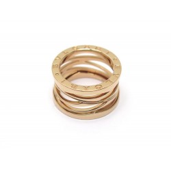 NEUF BAGUE BULGARI B ZERO1 DESIGN LEGEND 2337AL OR ROSE 