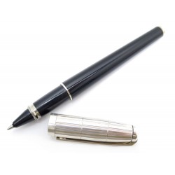 STYLO ROLLER ST DUPONT ARGENT ET RESINE 