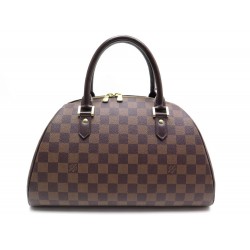 SAC LOUIS VUITTON RIBERA MM N41434 EN TOILE DAMIER EBENE HAND BAG 1005€