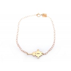 NEUF BRACELET GINETTE NY TANGER EN OR ROSE 