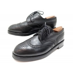 CHAUSSURES JM WESTON TRIPLE SEMELLE 589 8.5E 42.5 DERBY CUIR EMBAUCHOIRS 1185€