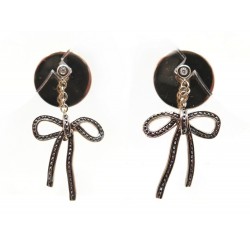 BOUCLES D'OREILLES H.STERN RUBANS EN OR JAUNE & DIAMANTS + BOITE GOLD EARRINGS