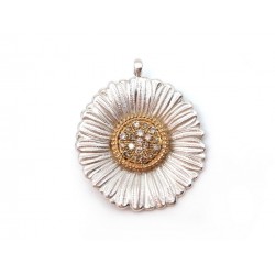 PENDENTIF BUCCELLATI EN ARGENT 925 & BRILLANTS Margherita daisy 