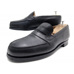 CHAUSSURES JM WESTON 180 8.5FB 43.5 44 CUIR NOIR GRAINE 