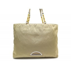 SAC A MAIN CHRISTIAN DIOR MALICE CABAS EN TOILE BEIGE TOTE HAND BAG PURSE 1090€