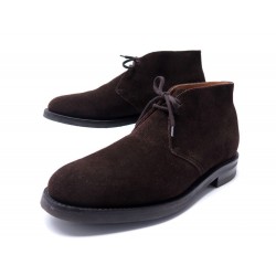 CHAUSSURES CHURCH'S BOTTINES RYDER 7.5F 41.5 DAIM MARRON SUEDE BOOTS SHOES 495€