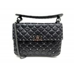 SAC VALENTINO ROCKSTUD SPIKE CUIR NOIR 