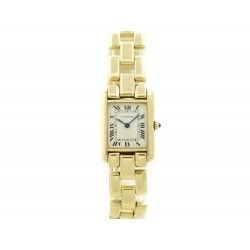 MONTRE CARTIER TANK AMERICAINE 1151 OR JAUNE 18CT QUARTZ 