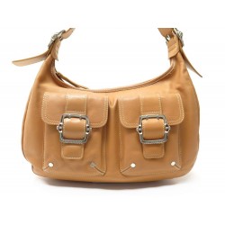 NEUF SAC A MAIN LONGCHAMP PORTE EPAULE 36 CM EN CUIR CAMEL LEATHER HAND BAG 490€