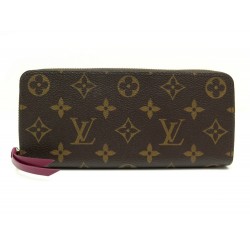 NEUF PORTEFEUILLE LOUIS VUITTON CLEMENCE M60742 TOILE MONOGRAM MARRON BOITE 390€