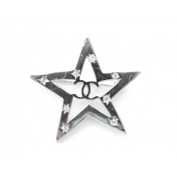 BROCHE CHANEL ETOILE ARGENTE 2006 