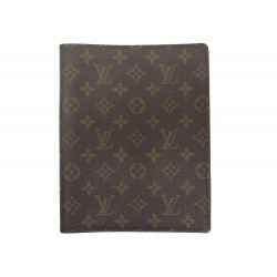 NEUF COUVERTURE AGENDA LOUIS VUITTON EN TOILE MONOGRAM MARRON DIARY COVER 420€