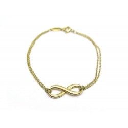 BRACELET TIFFANY INFINITY OR JAUNE SMALL + BOITE 