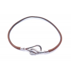 COLLIER HERMES JUMBO ARGENTE