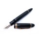 STYLO PLUME MONTBLANC MEISTERSTUCK 149 RESINE NOIR + FLACON ENCRE ET ECRIN 