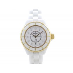 MONTRE CHANEL J12 QUARTZ BLANCHE + BOITE 